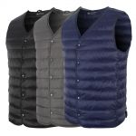 Promore Mens Packable Ultralight Down Puffer Vest 