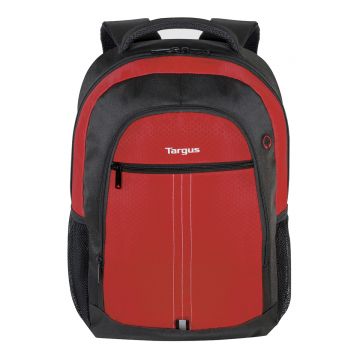 Targus TSB89003 15.6 Laptop Bag, Discount City Backpack Red, Compatible Laptop 