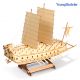 Youngmodeler YM753 Desktop Wooden Model Kit Turtle Ship Junior miniature