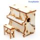 Youngmodeler YM86213 Desktop Wooden Miniature Construction Model Kit Orgel Piano