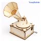 Youngmodeler YM86220 Wooden Construction Model Kit Toy Hobby Orgel Gramophone