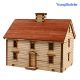 Youngmodeler YM623, Hobby, HO Series Desktop Wooden Model Kit, Western Farmhouse