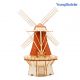 Youngmodeler YM636 Hobby Assembly Wooden Miniature Model Kit, Dutch Windmill 2