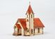 Youngmodeler YM630 Desktop Hobby Wooden Miniature Model Kit, Western Church 2