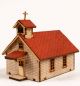 Youngmodeler YM631 Desktop Hobby Wooden Miniature Model Kit, Western Church 3