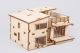 Youngmodeler YM655 Wooden Assembly Kit, Hobby, Miniature Model, Modern House