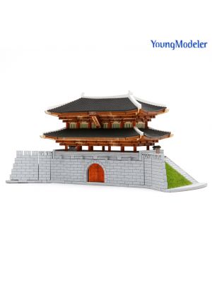 Youngmodeler YM301 Construction Kit, Desktop Miniature Model, Sungnyemun Gate