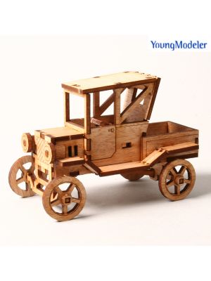 Youngmodeler YM762 Desktop Wooden Model Construction Kit Ford T Pickup Truck