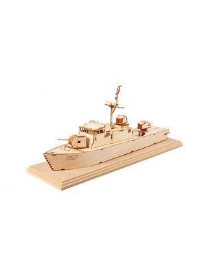 Youngmodeler YM014 Assembly Kit, Desktop Miniature Model, Chamsoori Patrol Boat