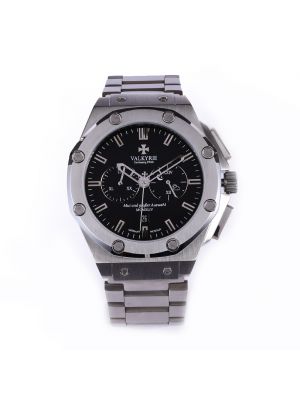 [VALKYRIE] DAS CHRONO OCTAGON (ALL SILVER) Brand Luxury Wrist Watch for Men