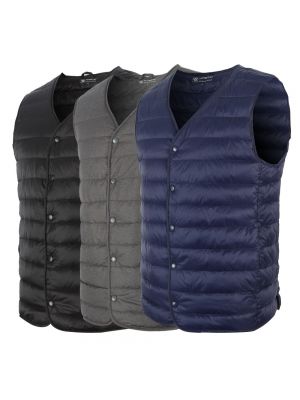 Promore Mens Packable Ultralight Down Puffer Vest 