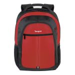 Targus TSB89003 15.6 Laptop Bag, Discount City Backpack Red, Compatible Laptop 