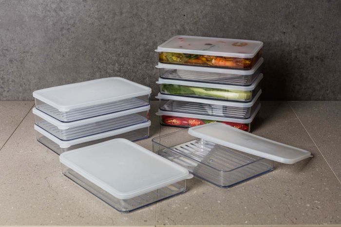 Silicook ] Fridge Food Storage - Flat Large Tray set, 11pcs - Kitchen  Supplies - Home & Living