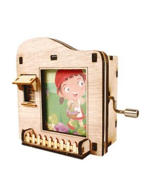 Youngmodeler YM86208 Desktop Wooden Assembly Miniature Model Kit, Orgel Frame