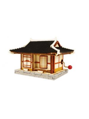 Youngmodeler YM86212 Hobby Desktop Wooden Model Kit Orgel Tile-Roofed House