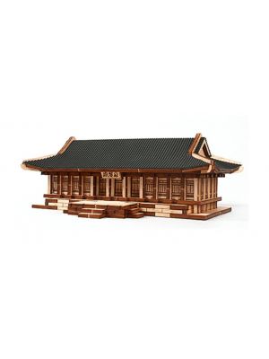 Youngmodeler YM356 Wood Assembly Kit, Desktop Miniature Model, Gangnyeongjeon