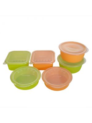 [ Silicook ]A set of 6 Silicone microwave bowls(3 types)