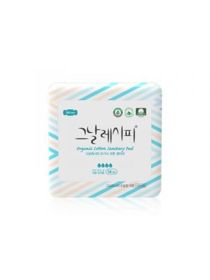 [D.RECIPE] Organic Cotton Sanitary Pad [Large] 280mm * 14ea