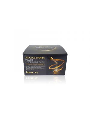 [FARM STAY] 24K Gold & Peptide Solutionampoule Eye Patch 90g